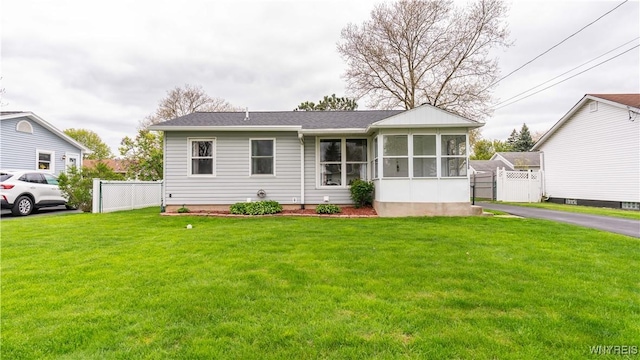 1350 Caravelle Dr, Niagara Falls, NY 14304 - view of front of house with a sunroom