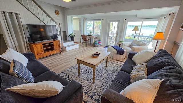 5416 W Lake Rd, Fleming, NY 13021 - living area featuring light wood-type flooring