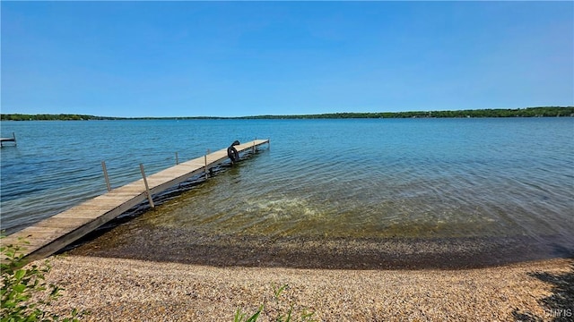5416 W Lake Rd, Fleming, NY 13021 - dock featuring a water view