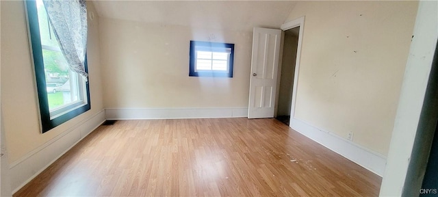 416 Pond St, Rome-Inside, NY 13440 - spare room featuring wood finished floors and baseboards