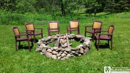 10412 Main St, Mina, NY 14736 - view of yard with an outdoor fire pit