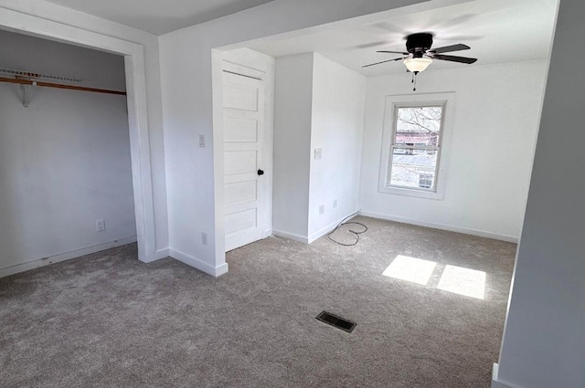 5 Bronk St, Oneonta-City, NY 13820 - unfurnished bedroom featuring carpet, baseboards, and ceiling fan