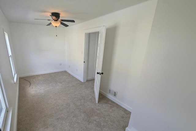 5 Bronk St, Oneonta-City, NY 13820 - unfurnished room with carpet floors, ceiling fan, and baseboards