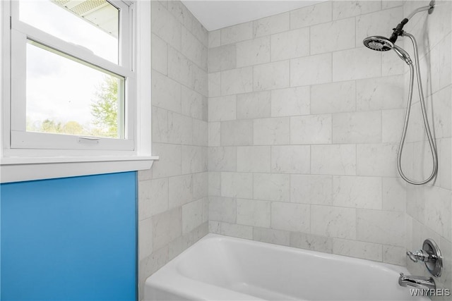 bathroom featuring shower / washtub combination