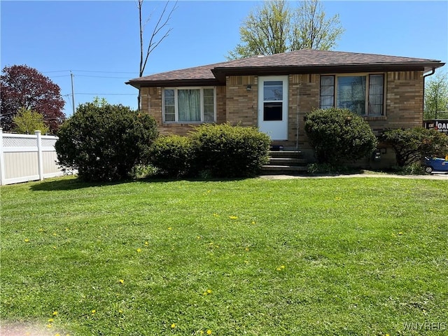 view of front of property with brick siding