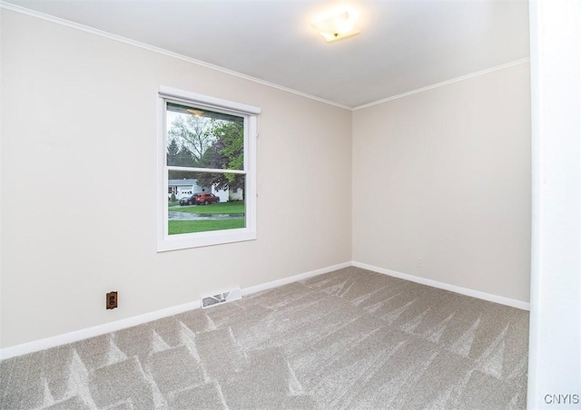 6 Tyler Ct, Manlius, NY 13104 - spare room with carpet floors, crown molding, and baseboards