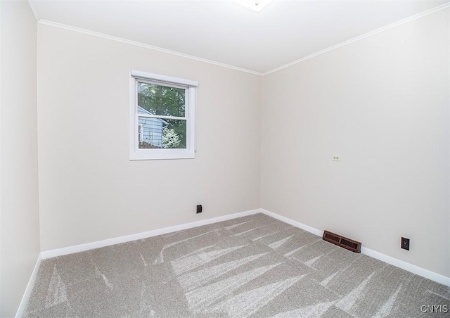 6 Tyler Ct, Manlius, NY 13104 - spare room with carpet floors, baseboards, and ornamental molding