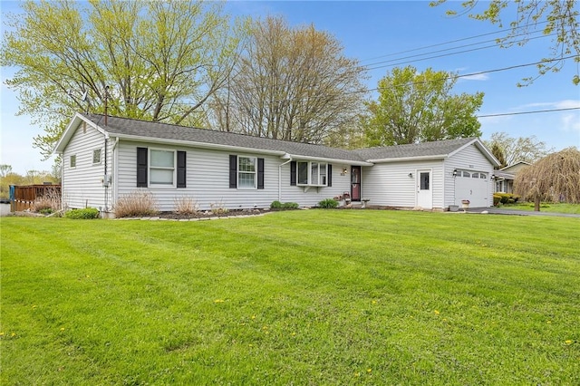 2033 Clarkson Parma Tl Rd, Clarkson, NY 14420 - single story home with a front yard and a garage