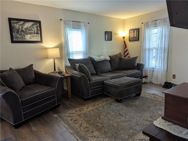 5 S Hartland St, Royalton, NY 14105 - living area featuring dark wood-type flooring