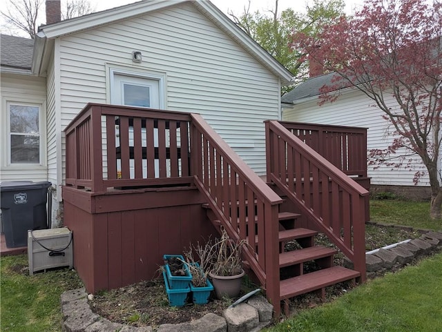5 S Hartland St, Royalton, NY 14105 - wooden deck featuring stairway