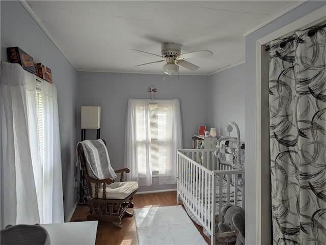 5 S Hartland St, Royalton, NY 14105 - bedroom featuring wood finished floors and ceiling fan