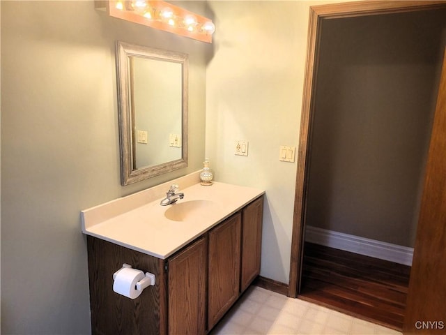 3130 Meadow View Ln, Sennett, NY 13021 - bathroom with vanity, baseboards, and tile patterned floors