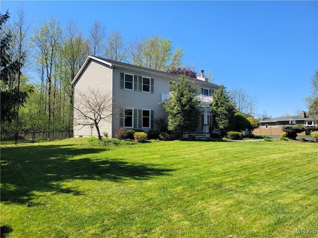 3130 Meadow View Ln, Sennett, NY 13021 - back of property featuring a chimney