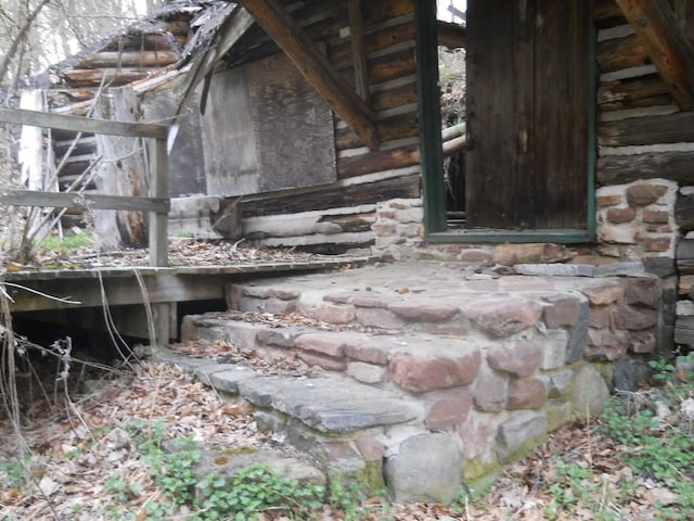 view of attic