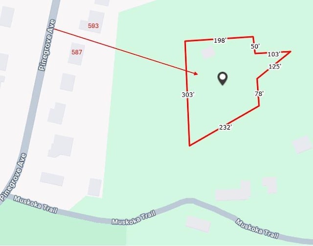map / location of property area