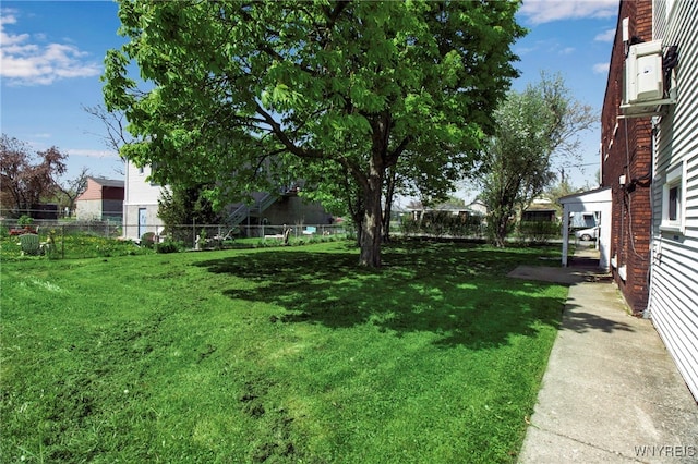 view of yard
