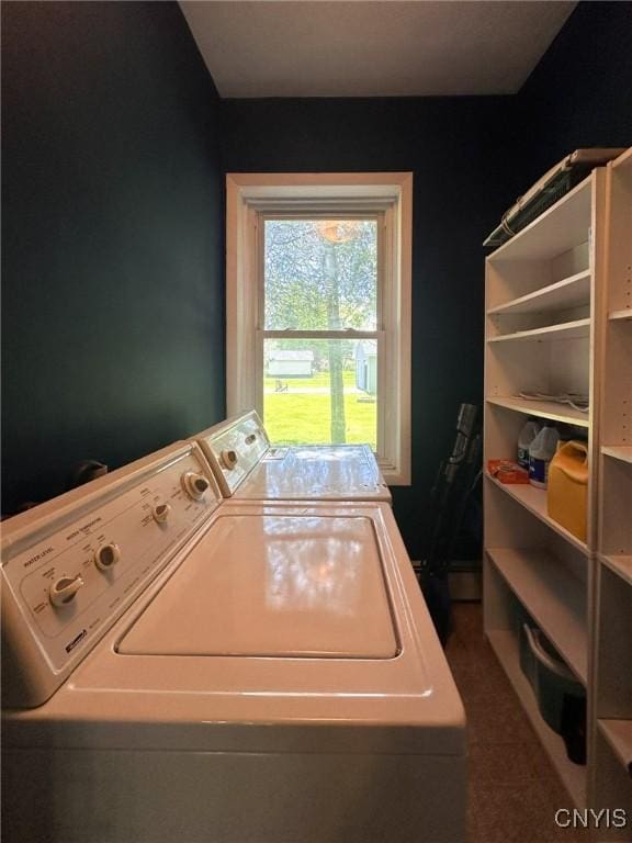1401 Utica St, Whitestown, NY 13424 - laundry area featuring washer and dryer