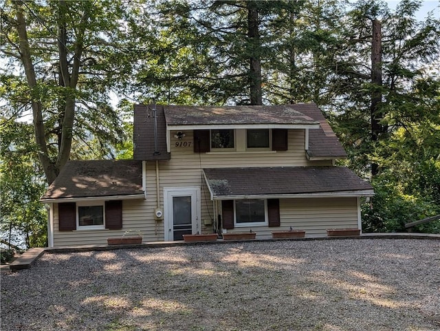 9107 E Shore Rd, Howard, NY 14810 - view of front of property with a shingled roof