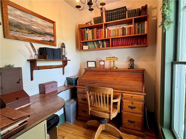 225 John Cook Rd, Unadilla, NY 13849 - home office featuring light wood-style floors