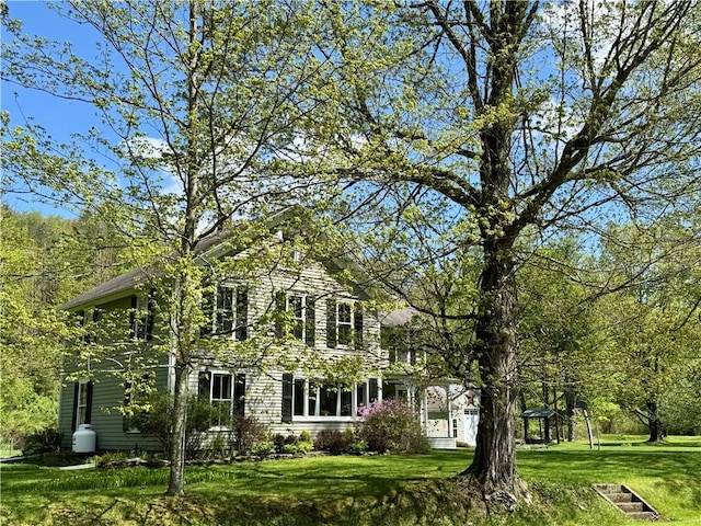 225 John Cook Rd, Unadilla, NY 13849 - view of front facade featuring a front yard