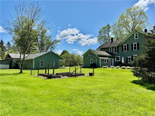 225 John Cook Rd, Unadilla, NY 13849 - view of grassy yard with a vegetable garden