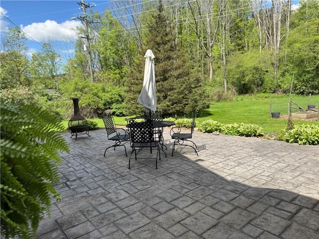 225 John Cook Rd, Unadilla, NY 13849 - view of patio / terrace featuring outdoor dining area