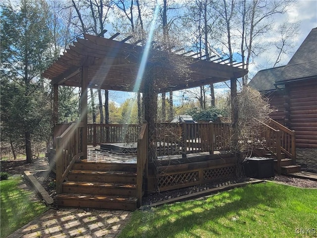 177 Woodchuck Run, Jefferson, NY 12093 - view of deck