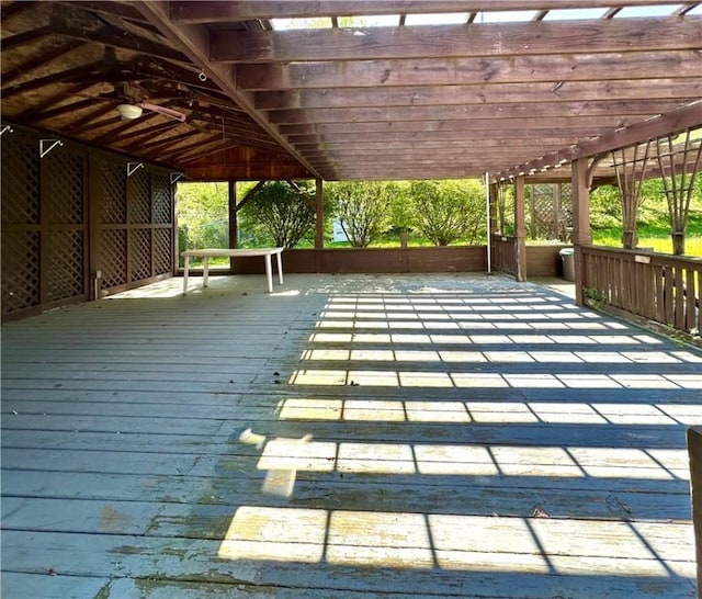 5 Orchard Dr, Corning, NY 14830 - wooden terrace featuring a pergola