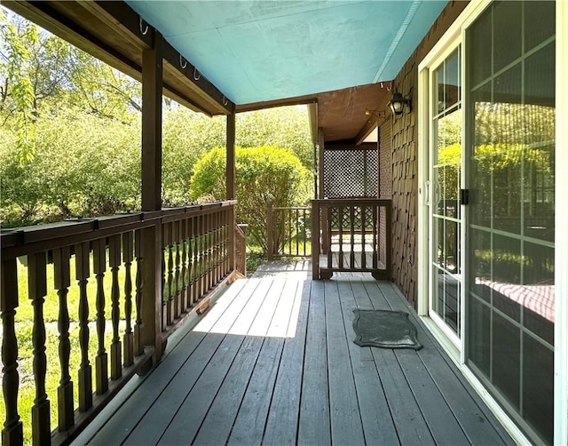 5 Orchard Dr, Corning, NY 14830 - view of deck