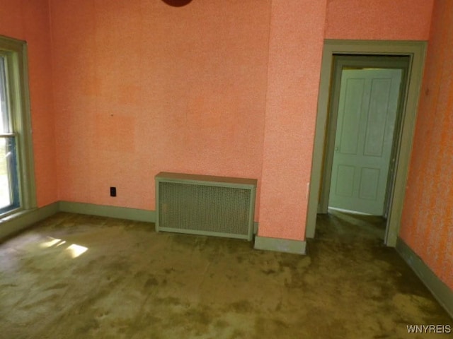 26 Robinson St, Hanover, NY 14136 - unfurnished room with radiator, carpet, and baseboards