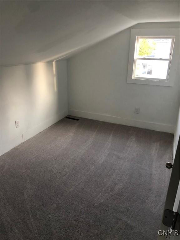 150 E Seneca St, Oswego-City, NY 13126 - additional living space featuring lofted ceiling and carpet floors