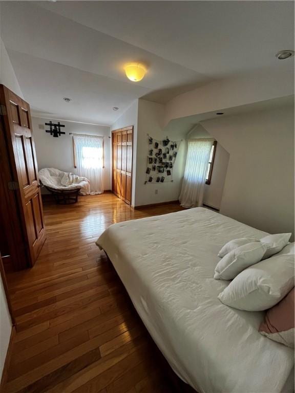 200 Torsten Ln, Davenport, NY 13750 - bedroom featuring dark wood-style floors and lofted ceiling