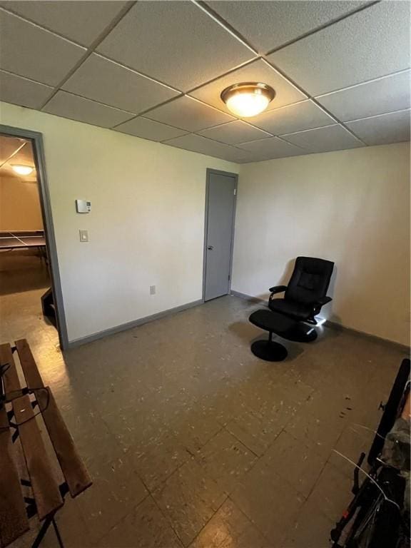 200 Torsten Ln, Davenport, NY 13750 - empty room featuring a paneled ceiling and baseboards