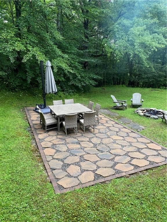 200 Torsten Ln, Davenport, NY 13750 - view of patio featuring outdoor dining area