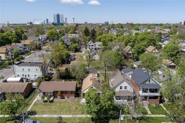 414 18th St, Niagara Falls, NY 14303 - aerial view of property's location featuring nearby suburban area