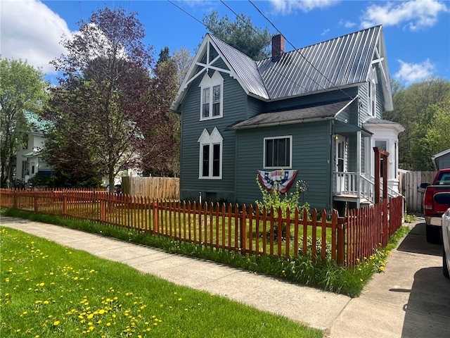 8 S St, Friendship, NY 14739 - view of home's exterior featuring a chimney
