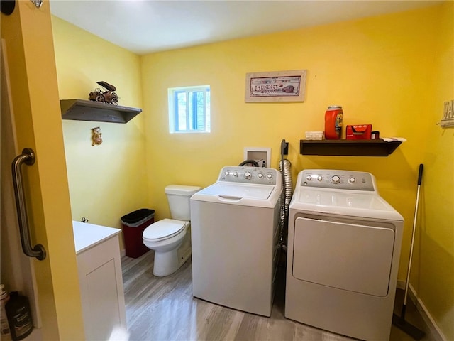 8 S St, Friendship, NY 14739 - laundry room featuring independent washer and dryer and light wood-style floors