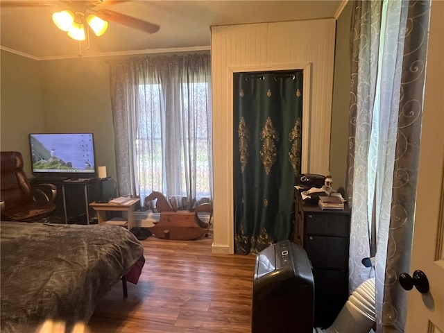 8 S St, Friendship, NY 14739 - bedroom featuring ornamental molding and wood finished floors