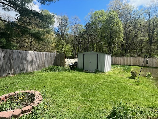 8 S St, Friendship, NY 14739 - view of yard with a storage unit and an outbuilding