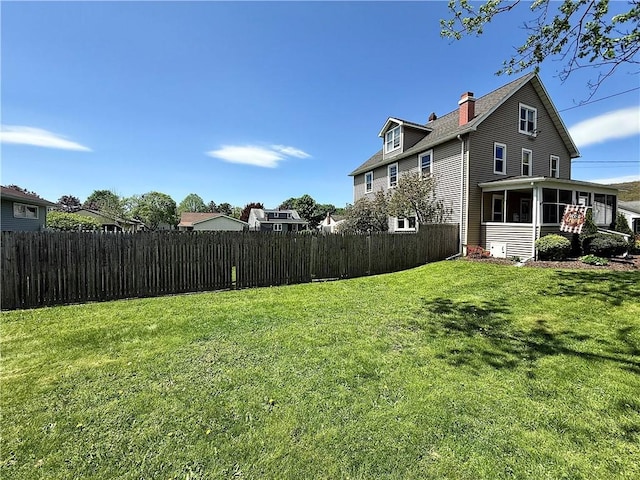 181 Dwight Ave, Corning-City, NY 14830 - view of yard with a sunroom