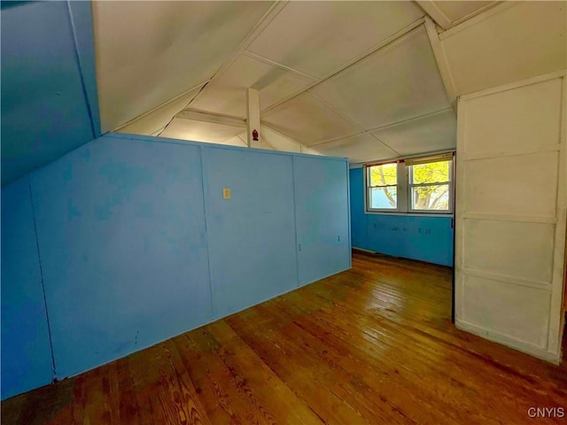 177 E Lake Rd, Deruyter, NY 13052 - additional living space with vaulted ceiling and wood finished floors