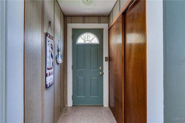 view of doorway to outside