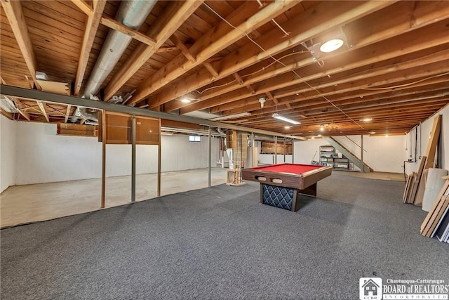 20 Post Rd, Amherst, NY 14221 - recreation room featuring pool table and water heater