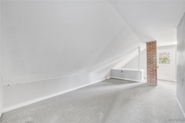 111 Roesch Ave, Buffalo, NY 14207 - additional living space featuring carpet flooring, lofted ceiling, and baseboards
