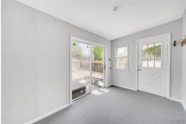 111 Roesch Ave, Buffalo, NY 14207 - entryway featuring carpet floors and baseboards