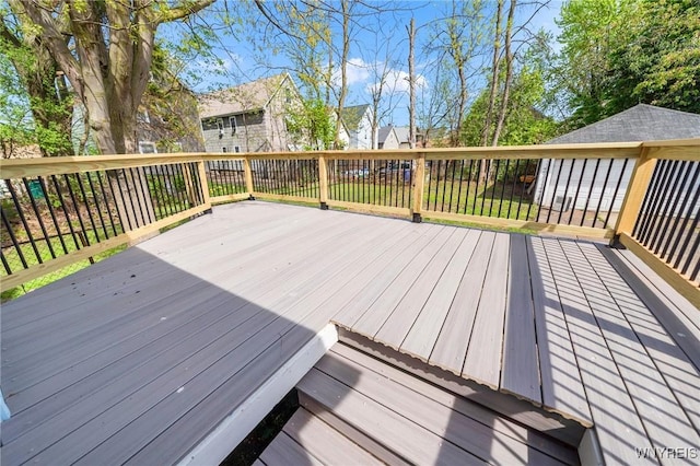 111 Roesch Ave, Buffalo, NY 14207 - view of wooden deck