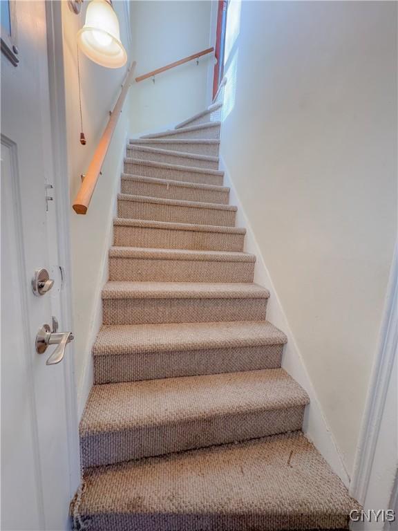 view of staircase