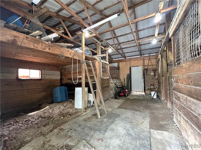 view of horse barn