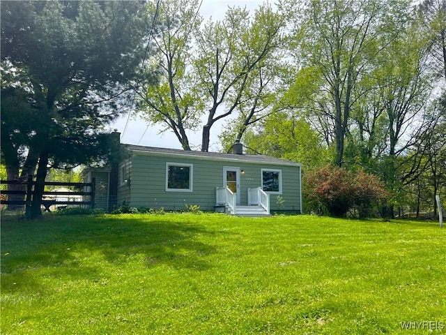 view of back of property