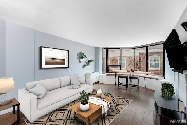 849 Delaware Ave Unit 305, Buffalo, NY 14209 - living area with wood finished floors